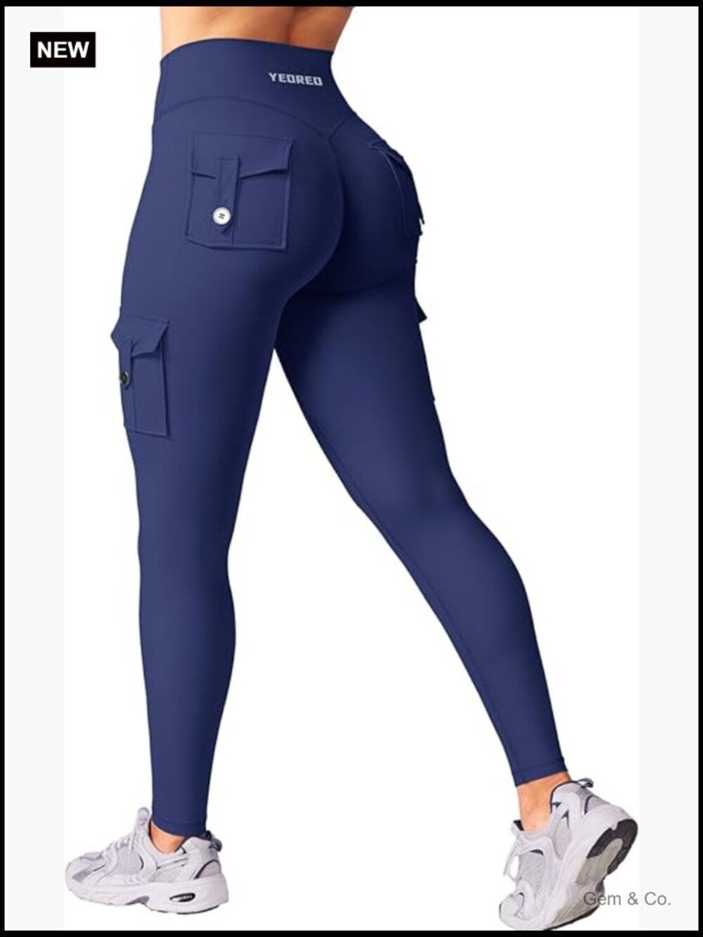 Cargo Leggings with Pockets Scrunch Butt Lift Yoga Pants